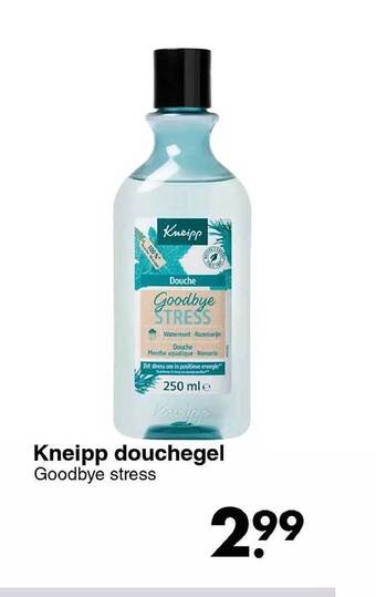Wibra Kneipp douchegel aanbieding