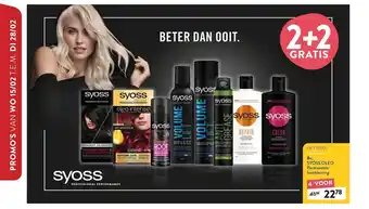 Di Syoss oleo permanente haarkleuring aanbieding