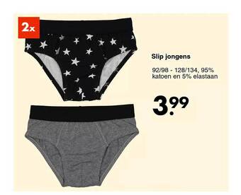 Wibra Slip jongens aanbieding