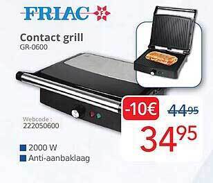 Eldi Friac contact grill aanbieding