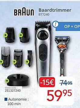 Eldi Braun baardtrimmer aanbieding