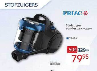 Eldi Friac stofzuiger zonder zak aanbieding