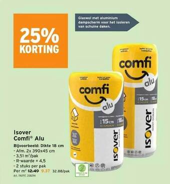 GAMMA Isover comfi alu aanbieding