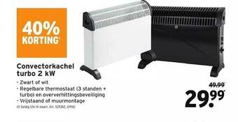 GAMMA Convectorkachel turbo aanbieding