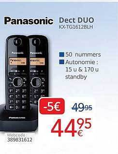 Eldi Panasonic dect duo aanbieding