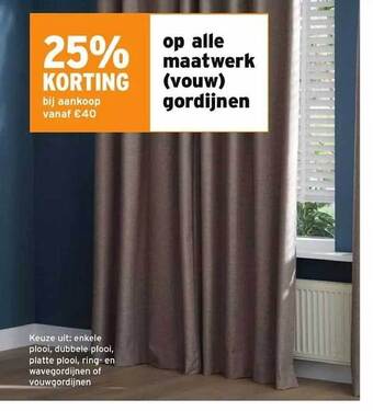 GAMMA Maatwerk gordijnen aanbieding