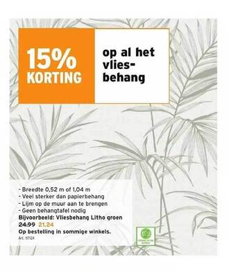 GAMMA Vliesbehang aanbieding