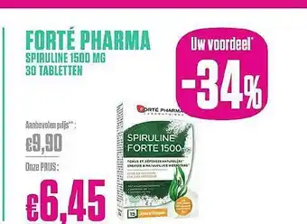 Forté pharma spiruline