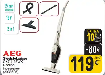 Cora AEG Steelstofzuiger aanbieding