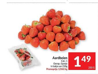 Intermarché Aardbeien aanbieding