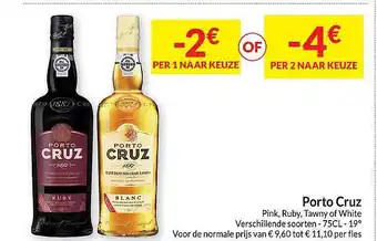 Porto cruz pink, ruby, tawny of white