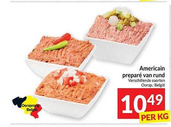 Intermarché Americain preparé van rund aanbieding