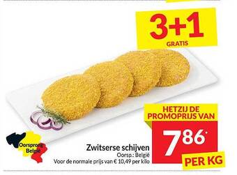 Intermarché Zwitserse schijven aanbieding