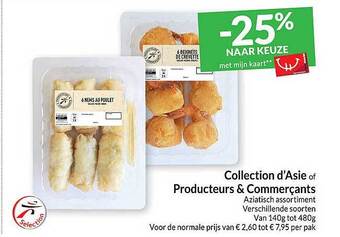 Intermarché Collection d'asie of producteurs & commerçants aziatisch assortiment aanbieding