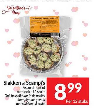 Intermarché Slakken of scampi's aanbieding