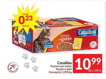 Intermarché Canaillou pouches voor katten aanbieding