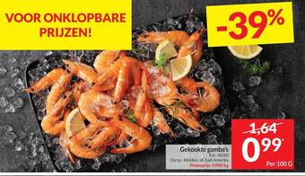Intermarché Gekookte gamba's aanbieding