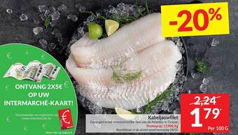 Intermarché Kabeljauwfilet aanbieding
