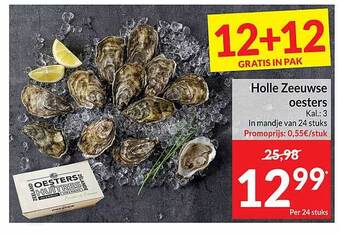Intermarché Holle zeeuwse oesters aanbieding