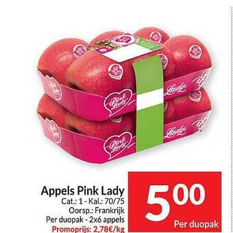 Intermarché Appels pink lady aanbieding