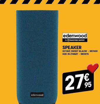 Electro Depot Edenwood speaker aanbieding