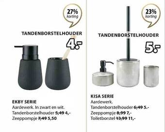 Jysk Tandenborstelhouder aanbieding