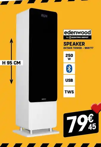 Electro Depot Edenwood speaker aanbieding
