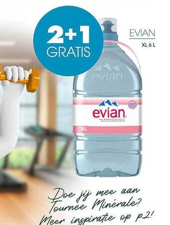 Prik en Tik Evian aanbieding