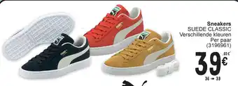 Cora Puma sneakers suede classic aanbieding