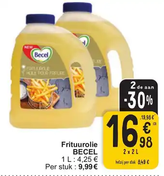 Cora Becel frituurolie 2 x 2 L aanbieding