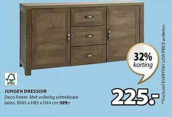 Jysk Jungen dressoir aanbieding