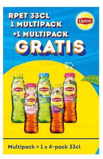Prik en Tik Lipton ice tea aanbieding