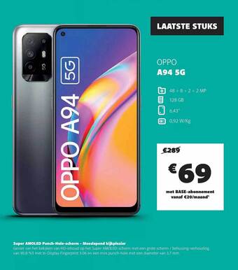 Base Oppo a94 5g aanbieding