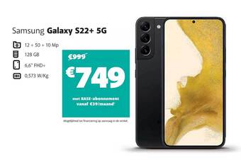 Base Samsung galaxy s22+ 5g aanbieding