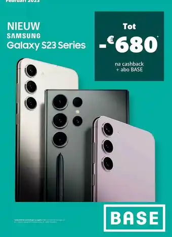 Base Samsung galaxy s23 series aanbieding