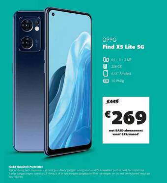 Base Oppo find x5 lite 5g aanbieding