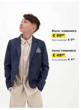 Molecule Blazer vingino, hemd vingino aanbieding