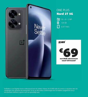 Base One plus nord 2t 5g aanbieding