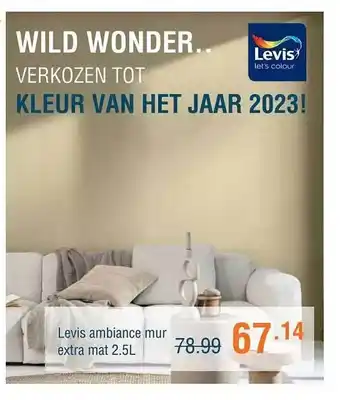 Cevo Levis ambiance mur extra mat 2.5l aanbieding