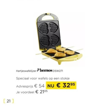 Molecule Wafelijzer fritel wa224 aanbieding