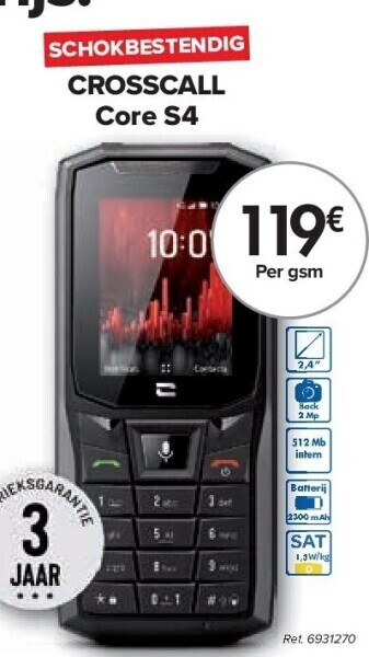 Crosscall core s4