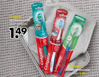 Wibra Colgate tandenborstel aanbieding
