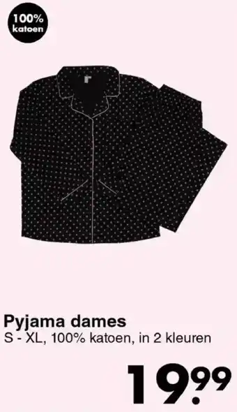 Wibra Pyjama dames aanbieding