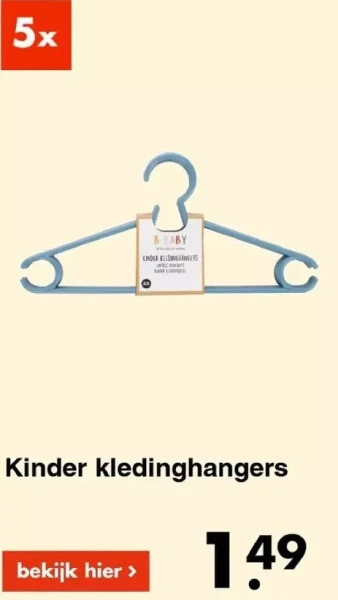 Kinder kledinghangers