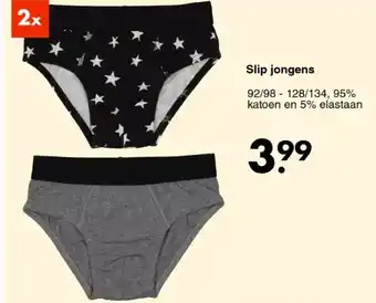 Wibra Slip jongens aanbieding