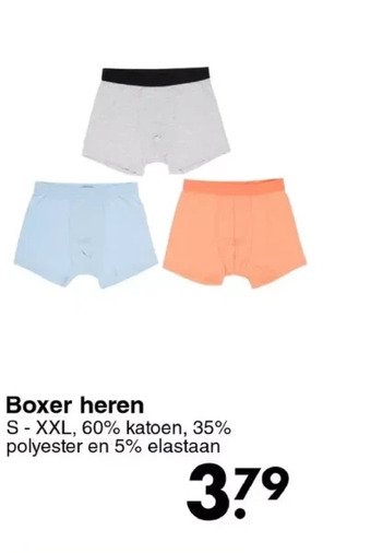 Wibra Boxer heren aanbieding