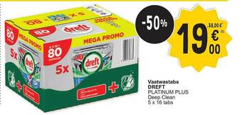 Cora Vaatwastabs dreft aanbieding