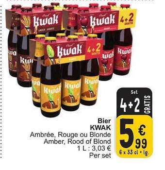 Cora Bier kwak aanbieding