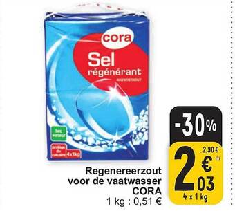 Regenereerzout voor de vaatwasser