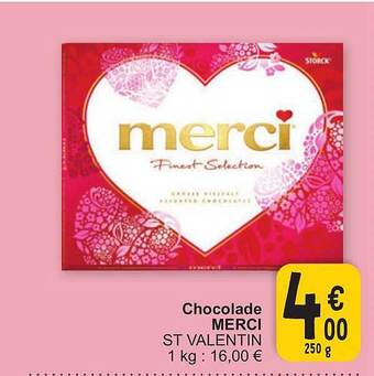 Cora Chocolade merci aanbieding